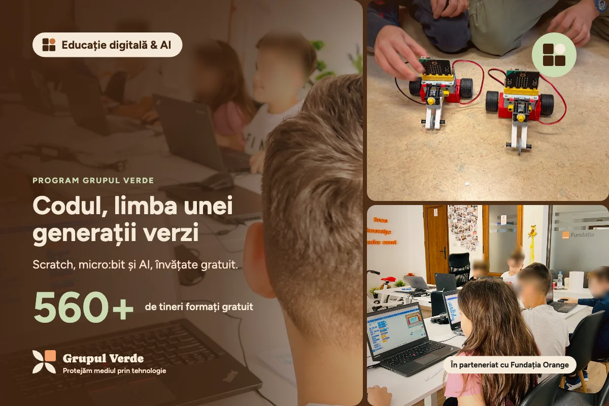 Codul, limba unei generații verzi — Educație digitală & AI
