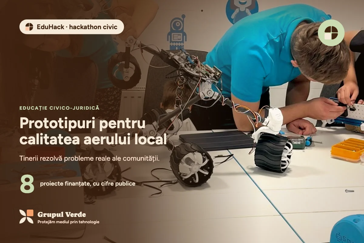 Prototipuri pentru calitatea aerului local — EduHack · hackathon civic